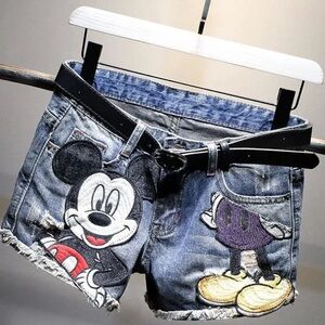 Vintage Mickey Mouse Denim shorts sz L